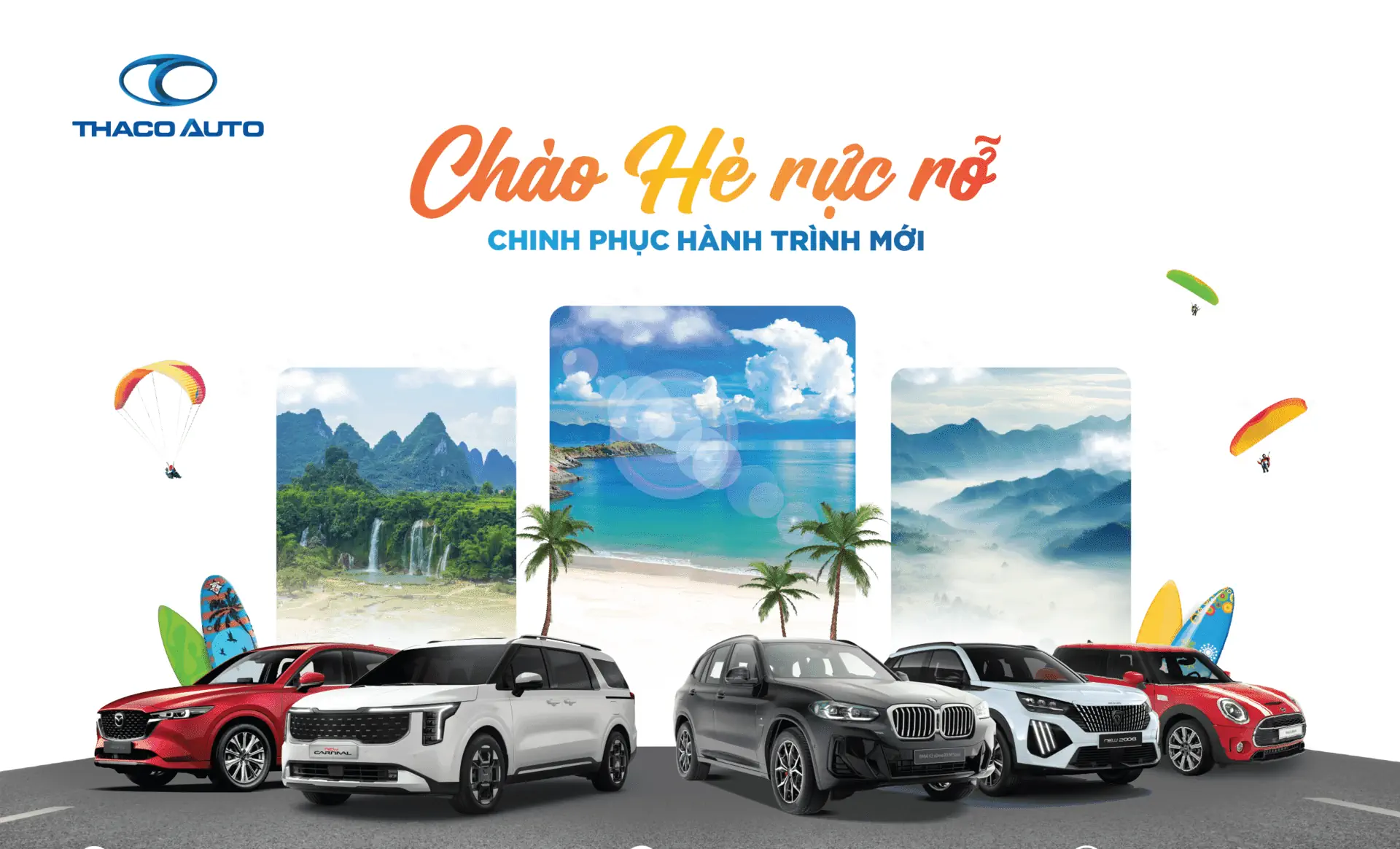☀️ RỰC RỠ HÀNH TRÌNH HÈ – ƯU ĐÃI ĐẶC BIỆT CÙNG KIA & MAZDA TẠI THACO AUTO HÀ NỘI